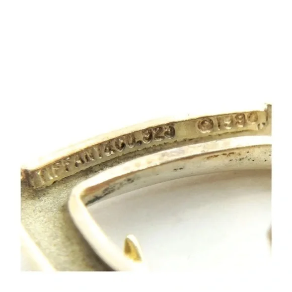 Tiffany & Co Silver Heart with 18kt Gold Ribbon Bow Necklace - Picture 4 of 11